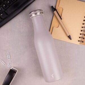 Lurch - 500 ml Granit Gri, Paslanmaz Çelik Termos - Çift Cidarlı, Sızdırmaz - 240934 - Görsel 3